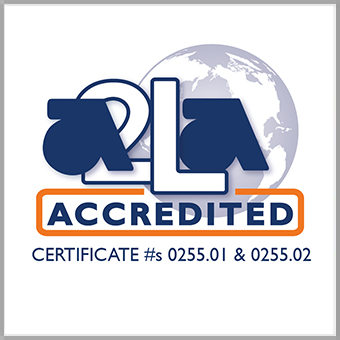 A2LA Accredited